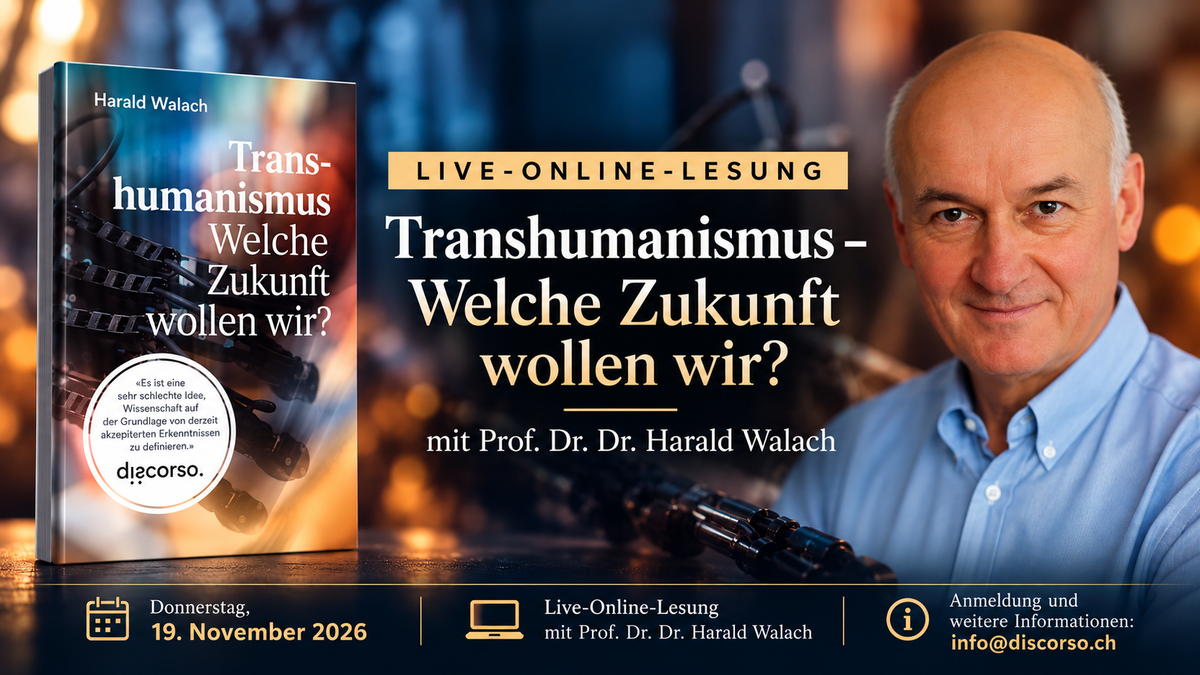 Live-Online-Lesung mit Harald Walach am 19. November 2026